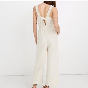 Texture and Thread Madewell Jumpsuit Ruffle Straps